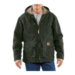 Sandstone Jackson Coat, Sherpa Lined