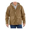Carhartt Sandstone Jackson Coat, Sherpa Lined Frontier Brown
