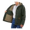 Carhartt Sandstone Jackson Coat, Sherpa Lined 