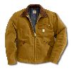 Carhartt Duck Detroit Jacket, Blanket Lined Brown