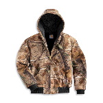 WorkCamo� AP Active Jacket, Quilted-Flannel Lined