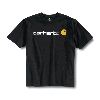 Carhartt Short Sleeve Logo T-shirt Black