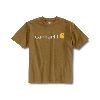 Carhartt Short Sleeve Logo T-shirt Brown