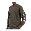 Carhartt Long Sleeve Graphic T-Shirt Walnut