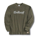 Long Sleeve Textured-Knit Graphic Crewneck