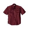 Carhartt Short Sleeve Chambrary Shirt Dark Red Chambray