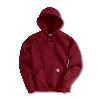 Carhartt Womens Heavyweight Hooded Pullover Sweatshirt Wine