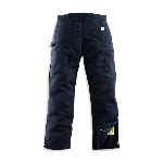 Flame-Resistant Midweight Canvas Waist Overall, Quilt Lined