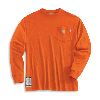 Carhartt Flame-Resistant Long Sleeve T-Shirt Orange