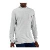 Carhartt Flame-Resistant Long Sleeve T-Shirt Light Grey
