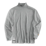 Flame-Resistant Long Sleeve Mock Turtleneck