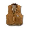 Carhartt Flame-Resistant Duck Vest, Quilt Lined Brown