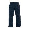 Carhartt Womens Flame-Resistant Relaxed Fit Canvas Jean Dark Navy