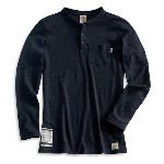 Womens Flame-Resistant Long Sleeve Henley