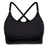 Champion Seamless Double Dry&reg; Cami Sports Bra Black