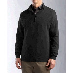 Mens Journey Supima&reg; Flatback Half Zip Knit Shirt-Jacket