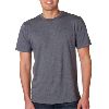 Anvil AnvilSustainable&trade; Adult Transitional Cotton/Poly Tee Heather Charcoal