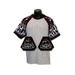Flame Sleeved T Shirt