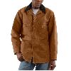 Carhartt Sandstone Chore Coat, Blanket Lined Brown