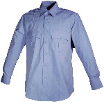 Mens Poly/Cotton Long Sleeve Shirt