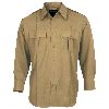 Tact Squad Mens 100% Poly Long Sleeve Shirt Silver Tan