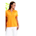 Womens Dry Solid Polo Shirts With Zip