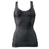 Bali Comfortshape� Everyday Smoothing Light Control Seamless Top Black Embroidery