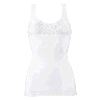 Bali Comfortshape� Everyday Smoothing Light Control Seamless Top White Embroidery