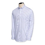 Mens Big & Tall Long Sleeve Epic Easy Care Wrinkle Free Veriegated Stripe Casual Shirt