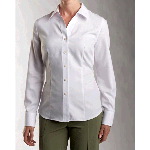 Ladies Long Sleeve Epic Easy Care Wrinkle Free Dobby Blouse