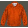 Tact Squad Emergency Orange Lightweight Flannel Lined Windbreaker 