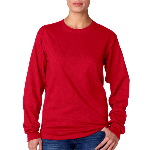Adult 6.1-oz TAGLESS&reg; Long Sleeve Cotton Tee