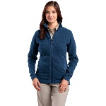 Ladies Sweater Fleece Full-Zip Jacket