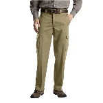 Mens Relaxed Straight Fit Cargo Work Pant