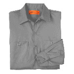 Mens Premium Long Sleeve Industrial Work Shirt