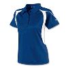 Champion Womens Double Dry&reg; Elevation II Polo Athletic Royal/White