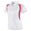 Champion Womens Double Dry&reg; Elevation II Polo White/Scarlet