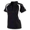 Champion Womens Double Dry&reg; Elevation II Polo Black/White