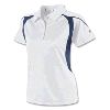 Champion Womens Double Dry&reg; Elevation II Polo White/Navy