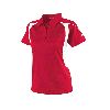 Champion Womens Double Dry&reg; Elevation II Polo Scarlet/White