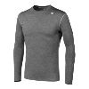 Champion Mens Double Dry&reg; Competitor Long Sleeve Compression Tee Slate Gray Heather