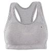 Champion Cotton-Rich Fitness Racerback Sports Bra Oxford Gray