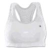 Champion Cotton-Rich Fitness Racerback Sports Bra White