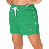 Champion Womens Printed Mesh Short Go Green Chex Print/White