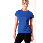 Syntrel Womens Miami-W Short Sleeve Mesh Tee with Reflective Piping
