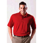 Syntrel Mens Hastings Jacquard Mesh Polo