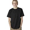 Anvil Youth Heavyweight Tee Black