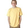 Anvil Youth Heavyweight Tee Yellow Haze