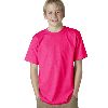 Anvil Youth Heavyweight Tee Hot Pink