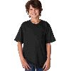 Anvil Youth Fashion Fit Tee Black